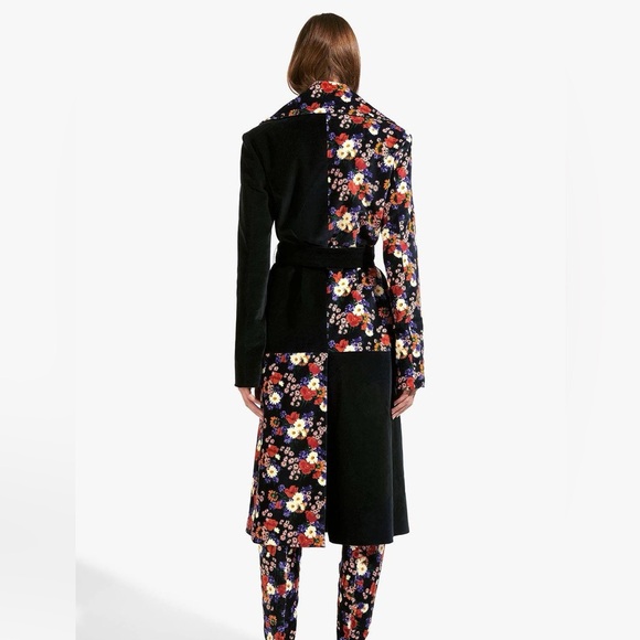 STAUD Candice Coat Black Floral - Picture 7 of 7